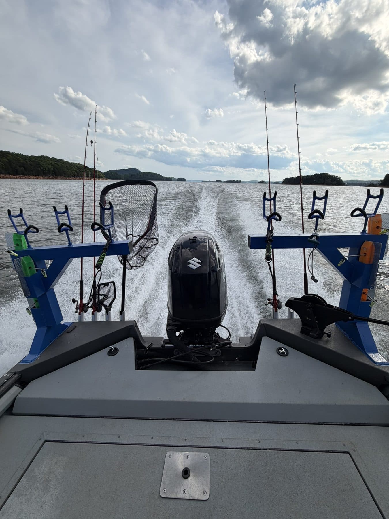 Running out with the rods set