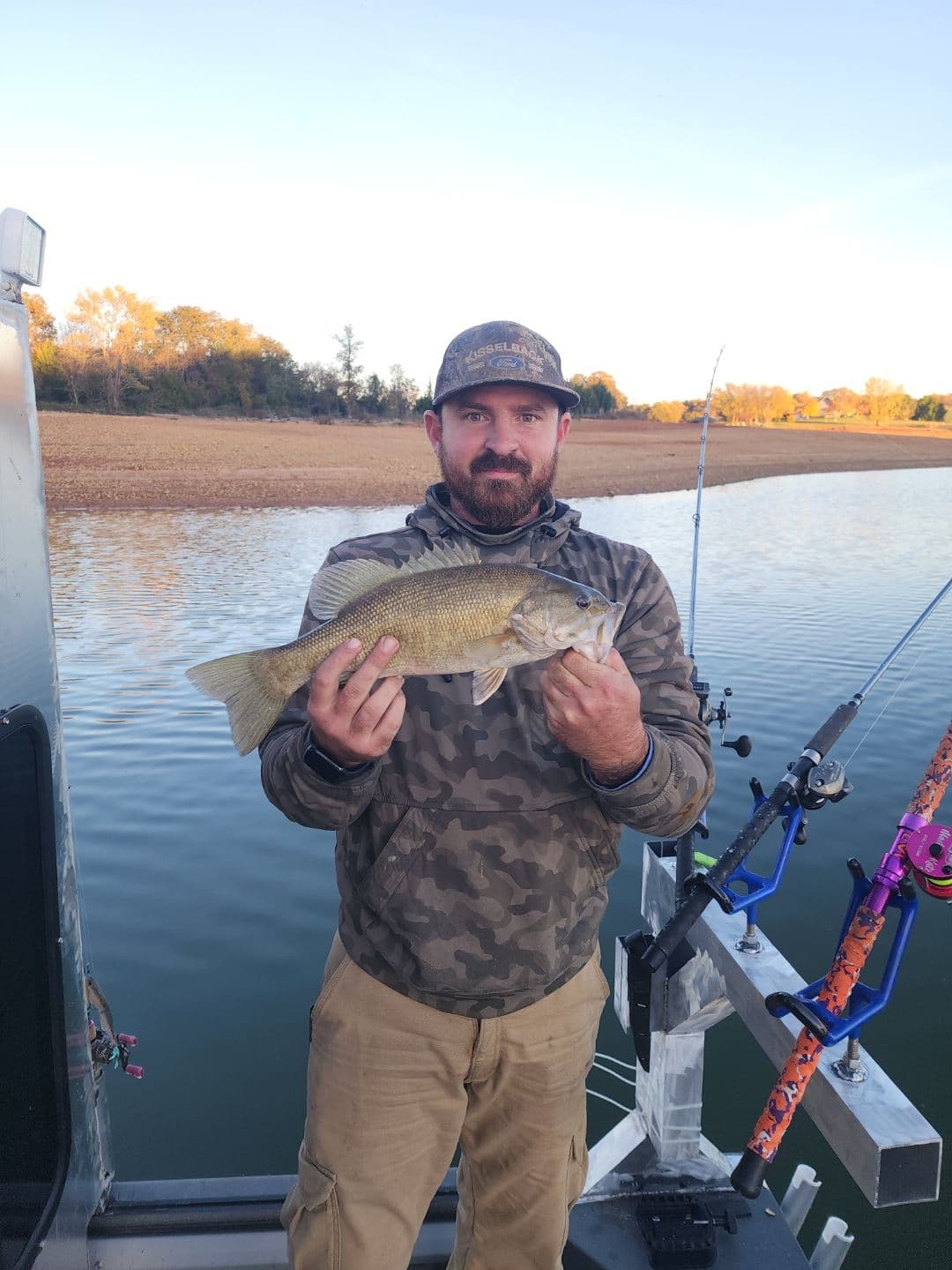 Arms up with a good striper