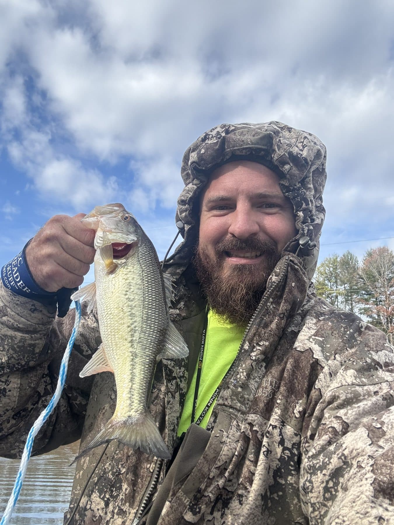 A heavy one held up