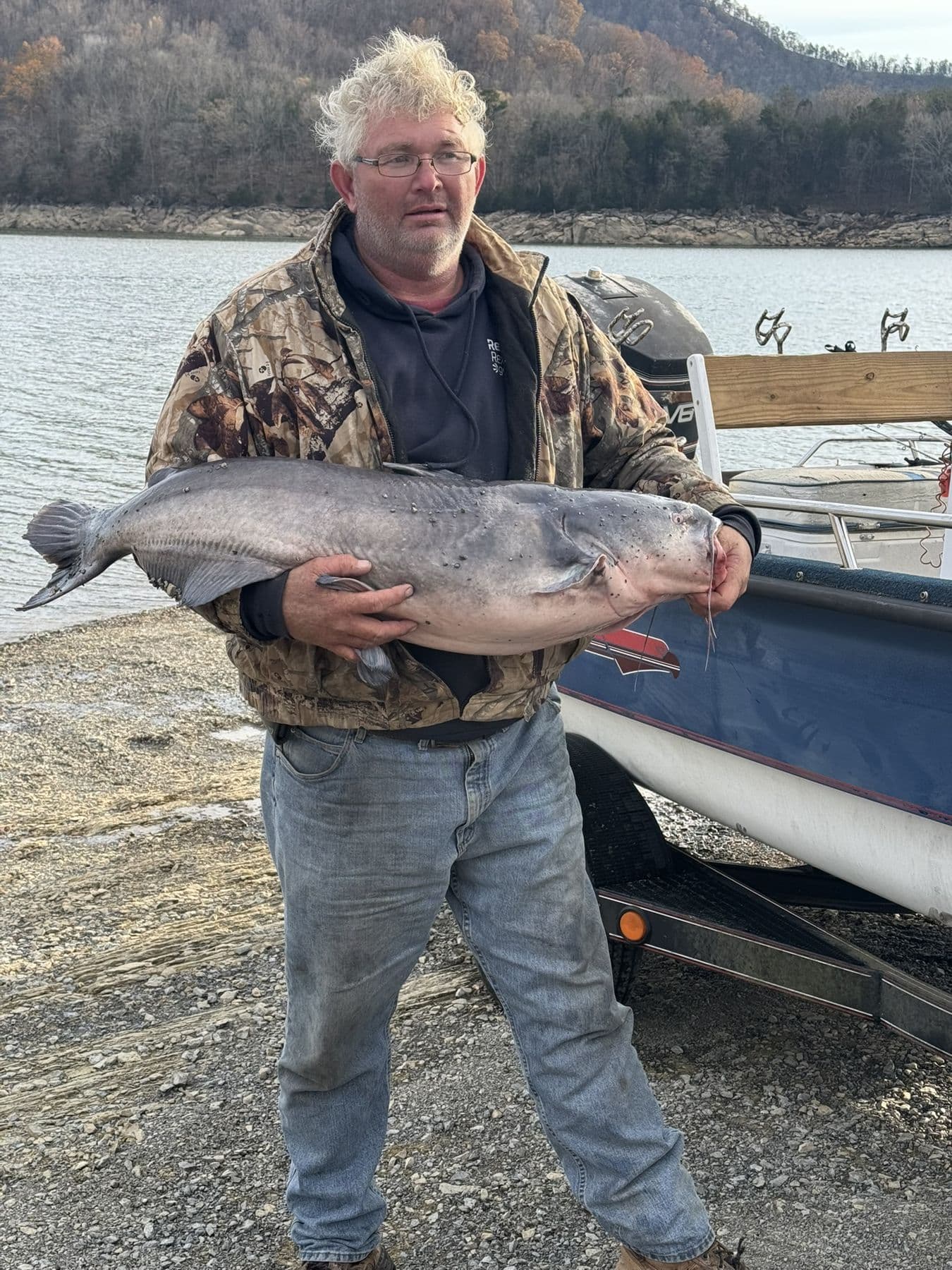 A big blue catfish