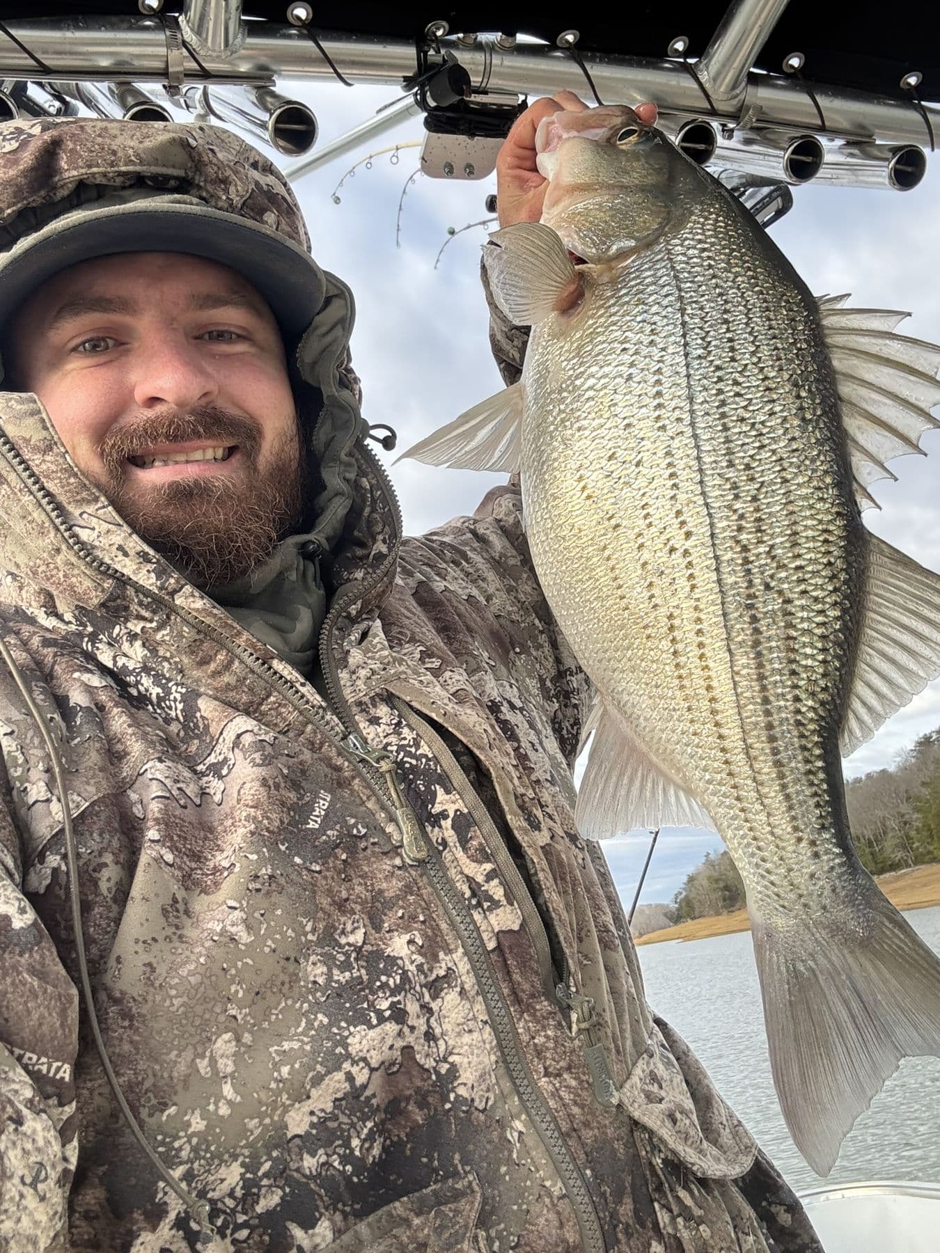 Two stripers and a grin