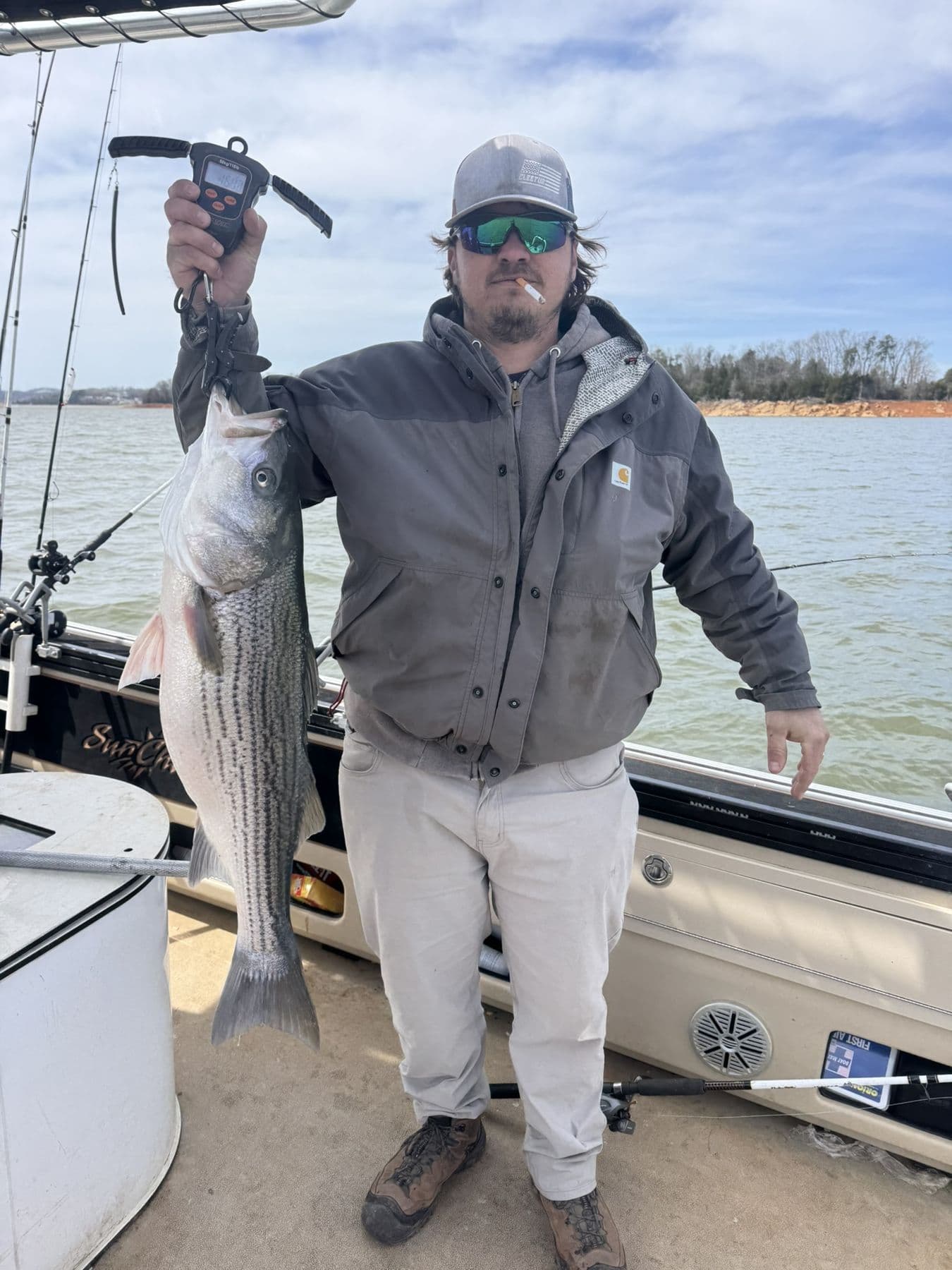 A fine fish in flat water
