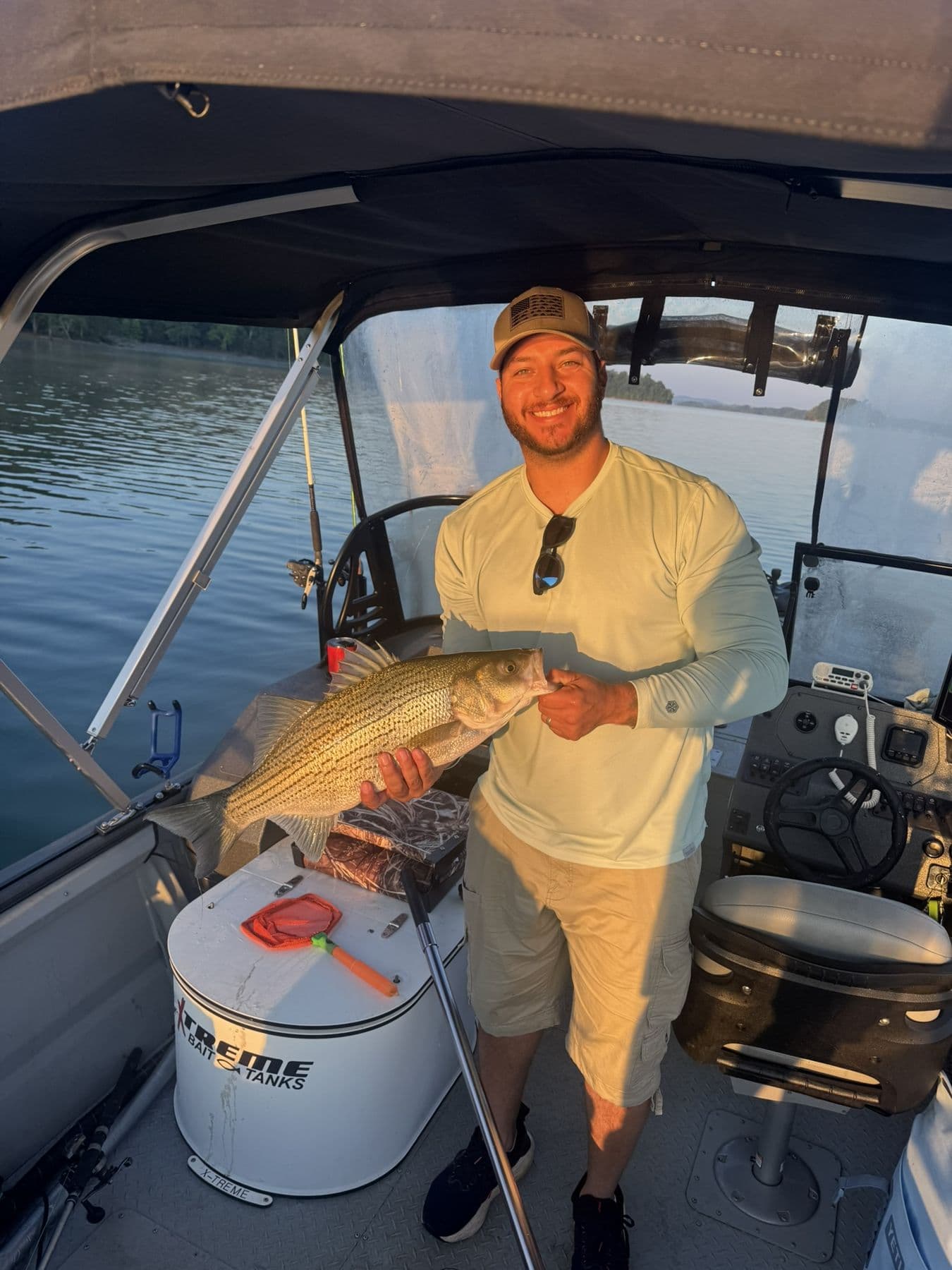A big striper in the arms